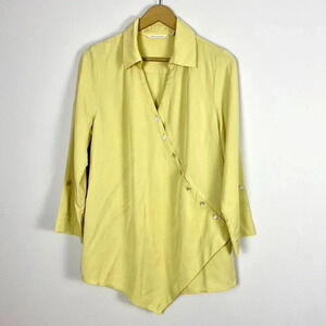 Soft Surroundings Asymmetrical Button Tunic